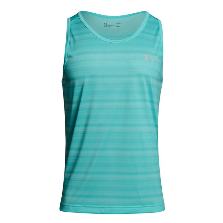 Men's Under Armour Ua Tech Tank, Size: Large, Med Blue