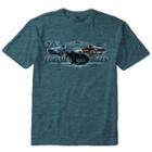 Men's Newport Blue Chevrolet 70s Classic Rides Tee, Size: Xl, Dark Green