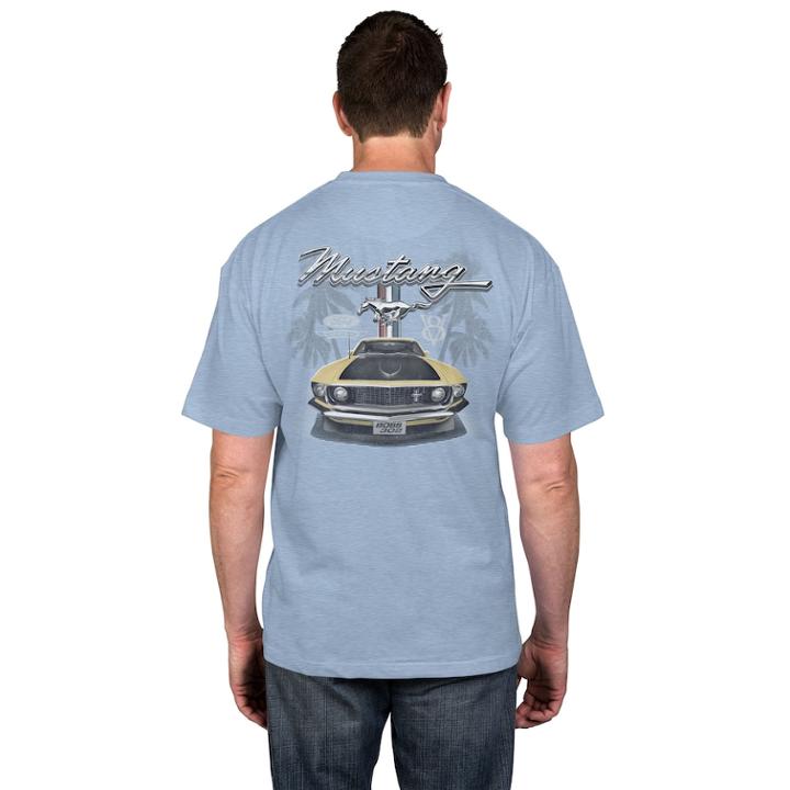 Big & Tall Newport Blue Classic Mustang Tee, Men's, Size: Xl Tall, Blue Other