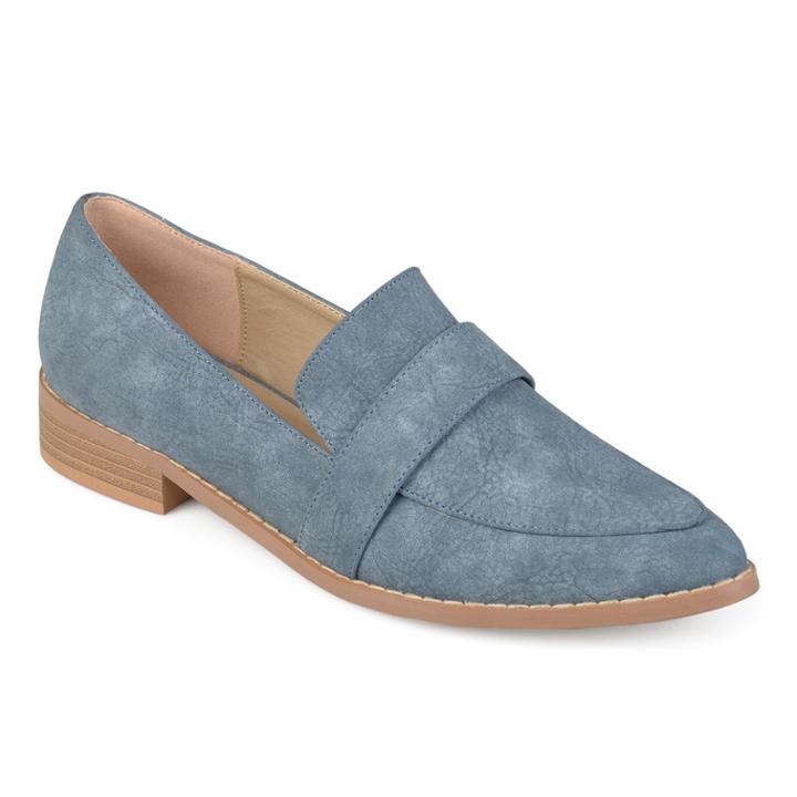 Journee Collection Rossy Women's Loafers, Size: 5.5 Med, Blue
