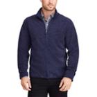 Men's Chaps Classic-fit Space-dye Full-zip Jacket, Size: Xxl, Blue (navy)