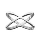 Primrose Sterling Silver X Ring, Women's, Size: 8