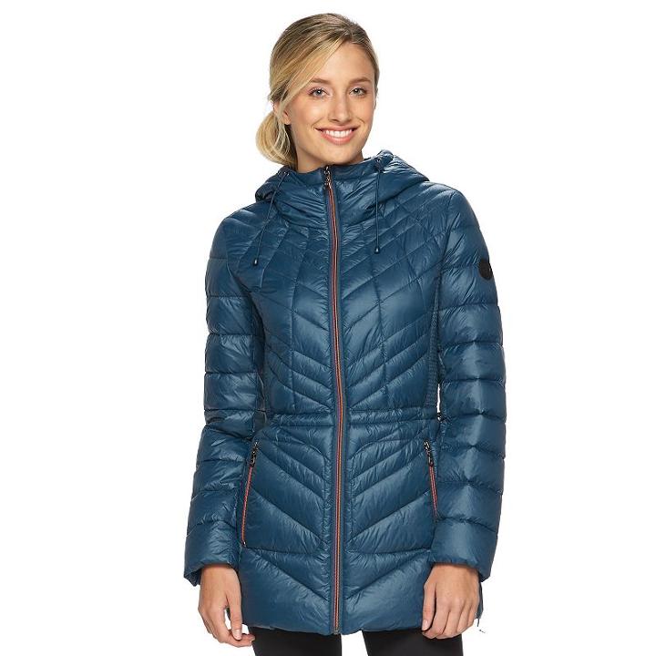 Women's Artic River Primaloft Anorak Jacket, Size: Large, Med Blue