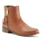 Apt. 9&reg; Women's Two-tone Ankle Boots, Size: 7.5, Brown Oth