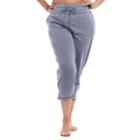 Plus Size Balance Collection Lark Capri Sweatpants, Women's, Size: 1xl, Med Grey