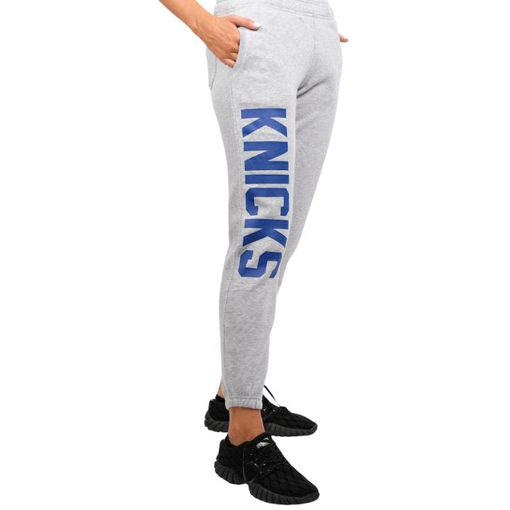 Women's New York Knicks Jogger Pants, Size: Small, Grey
