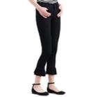 Women's Levi's 711 Styled Detail Ruffle Mid-rise Crop Jeans, Size: 31(us 12)m, Black