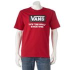 Vans, Men's Dizziness Tee, Size: Xl, Dark Red