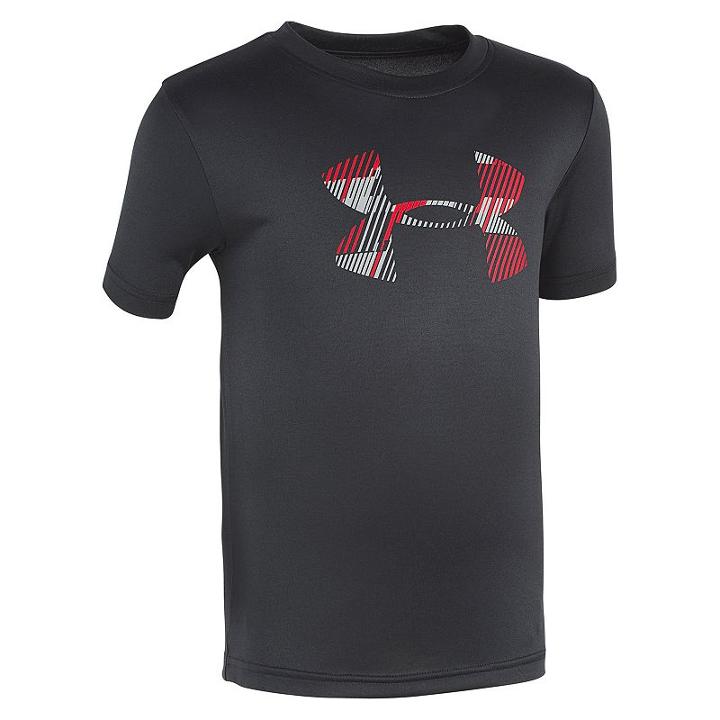 Boys 4-7 Under Armour Linear Logo Graphic Tee, Boy's, Size: 6, Black