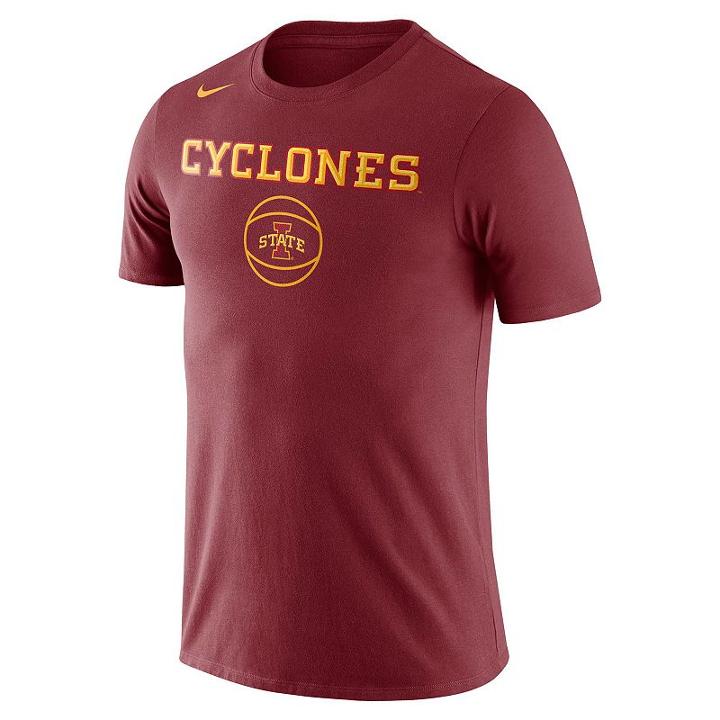 Men's Nike Iowa State Cyclones Basketball Local Tee, Size: Xl, Red