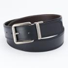Men's Croft & Barrow Cut-edge Reversible Belt, Size: 32, Grey (charcoal)