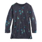 Girls 4-12 Sonoma Goods For Life&trade; Long-sleeve Raglan Tunic, Size: 8, Dark Grey