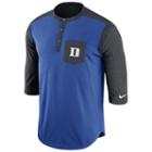 Men's Nike Duke Blue Devils Dri-fit Touch Henley, Size: Small, Ovrfl Oth