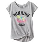 Girls 7-16 Puma Winning Is Sweet Like Me Tee, Girl's, Size: Small, Grey Other