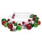 Jingle All The Way Beaded Coil Bracelet, Women's, Multicolor