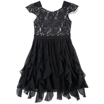 Disney D-signed Coco Girls 7-16 Corkscrew Skirt Lace Dress, Size: Xs, White Oth