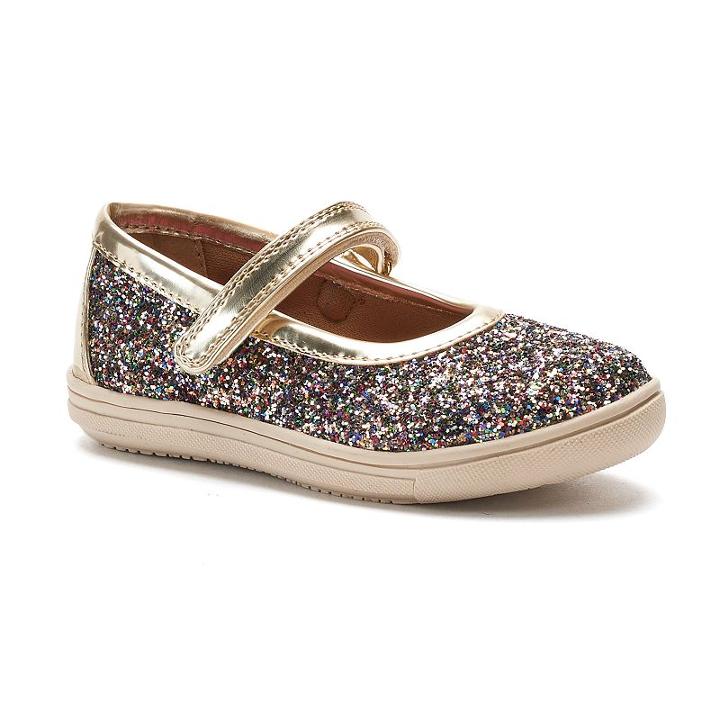 Rachel Shoes Lil Aries Toddler Girl's Mary Jane Shoes, Size: 6 T, Yellow Oth