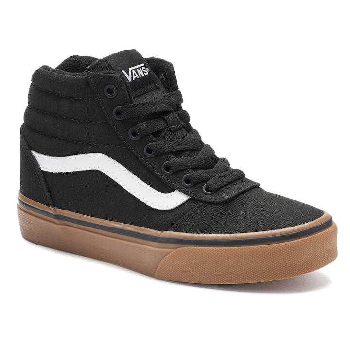 Vans Ward Kids' High-top Sneakers, Kids Unisex, Size: 13, Black