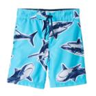 Boys 4-7 Carter's Shark Swim Trunks, Boy's, Size: 7, Turquoise/blue (turq/aqua)