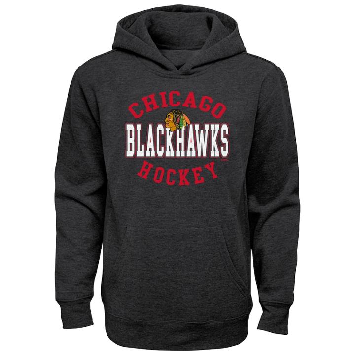 Boys 4-7 Chicago Blackhawks Promo Hoodie, Size: S 4, Dark Grey
