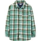 Boys 4-12 Carter's Plaid Button Down Shirt, Size: 7, Green Plaid