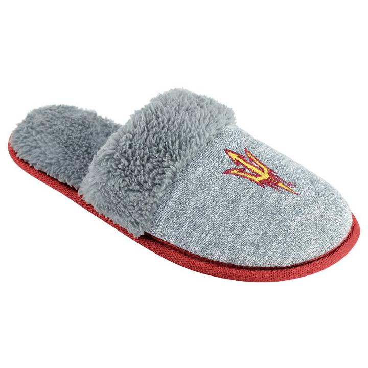 Women's Arizona State Sun Devils Sherpa-lined Clog Slippers, Size: Xl, Grey
