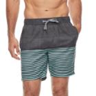 Men's Trinity Collective Chard Elastic Stripe Shorts, Size: Xl, Med Red
