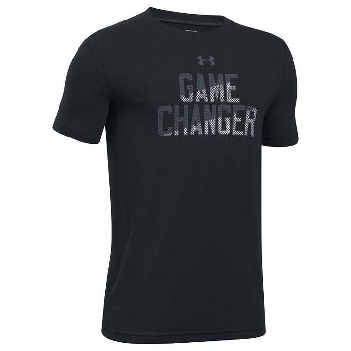 Boys 8-20 Under Armour Game Changer Performance Tee, Size: Xl, Black