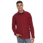 Men's Levi's&reg; Chalk Button-down Shirt, Size: Large, Dark Red