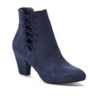 New York Transit Come In Women's Ankle Boots, Size: Medium (8), Blue