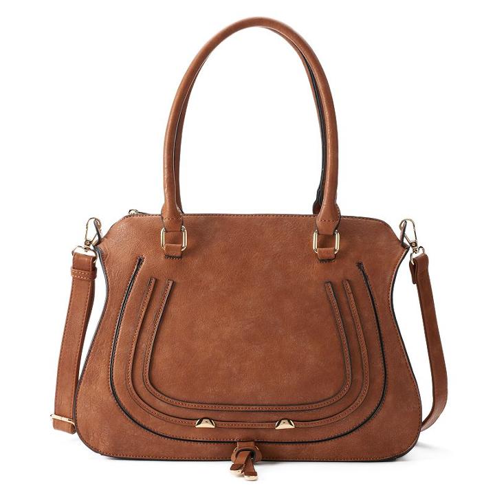 Deluxity Aria Tassel Satchel, Women's, Brown