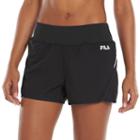 Women's Fila Sport&reg; Storm Woven Running Shorts, Size: Xl, Black