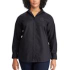 Plus Size Chaps Broadcloth No Iron Shirt, Women's, Size: 3xl, Black