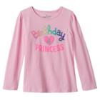 Girls 4-7 Jumping Beans&reg; Birthday Tee, Girl's, Size: 7, Brt Pink