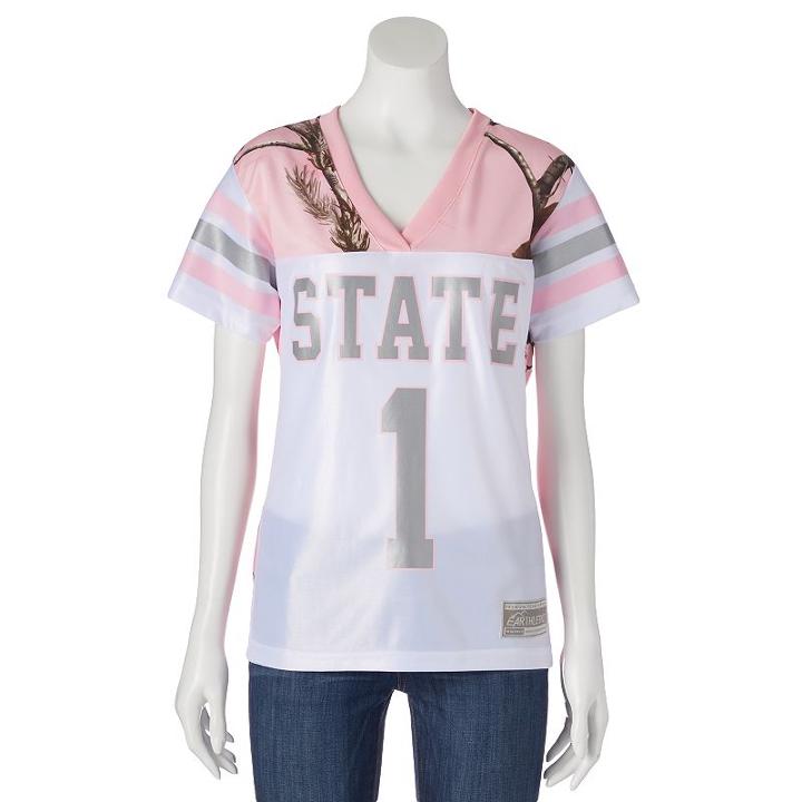 Women's Realtree Mississippi State Bulldogs Game Day Jersey, Size: Medium, White