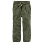 Boys 4-7 Carter's Lined Utility Pants, Size: 5, Green Oth