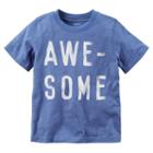 Boys 4-8 Carter's Awe-some Graphic Tee, Size: 8, Med Blue