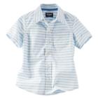 Boys 4-8 Oshkosh B'gosh&reg; Short Sleeve Stripe Button-down Shirt, Boy's, Size: 7, Ovrfl Oth