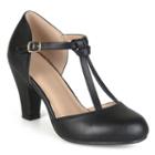 Journee Collection Toni Women's Mary Jane Heels, Girl's, Size: Medium (10), Black