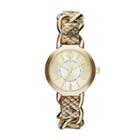 Jennifer Lopez Women's Snakeskin Leather Watch, Yellow