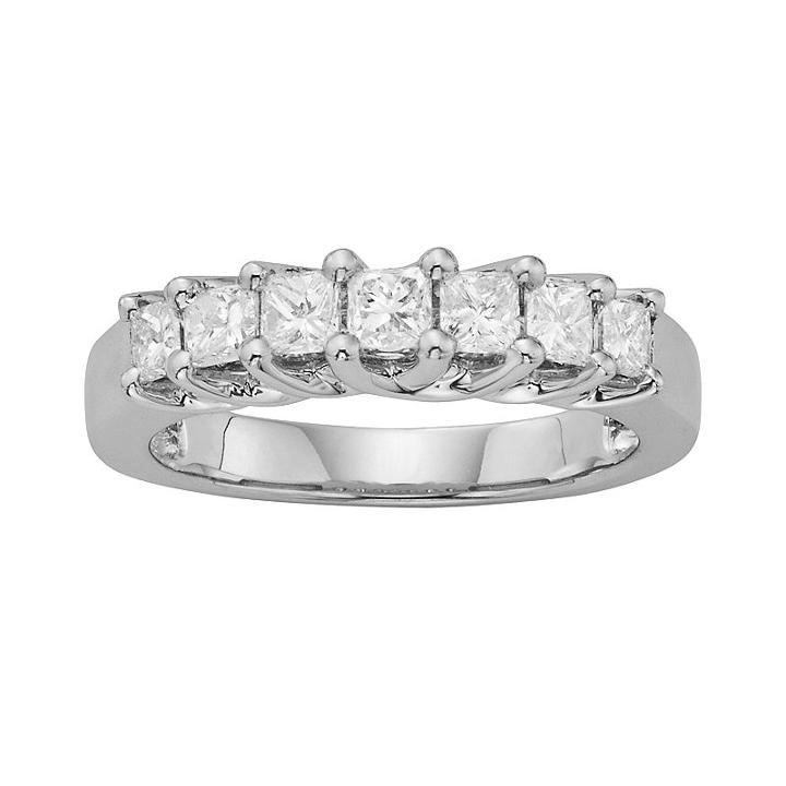 14k White Gold 1-ct. T.w. Igl Certified Diamond Wedding Ring, Women's, Size: 9.50