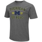 Men's Campus Heritage Michigan Wolverines Heritage Tee, Size: Medium, Dark Blue