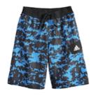 Boys 8-20 Adidas Camo Grid Swim Trunks, Size: Large, Turquoise/blue (turq/aqua)