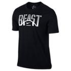 Men's Nike Beast Tee, Size: Small, Grey (charcoal)