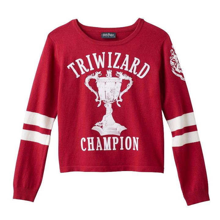 Girls 6-16 Harry Potter Triwizard Champion Sweater, Girl's, Size: Medium, Red Other
