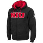Men's Northern Illinois Huskies Full-zip Fleece Hoodie, Size: Medium, Silver