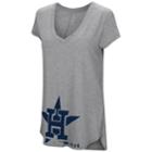 Women's Under Armour Houston Astros Pride Hem Graphic Tee, Size: Regular, Med Grey