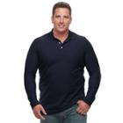 Big & Tall Croft & Barrow&reg; Classic-fit Stretch Performance Pique Polo, Men's, Size: 4xb, Blue