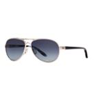 Oakley Tie Breaker Oo4108 56mm Aviator Gradient Polarized Sunglasses, Women's, Silver