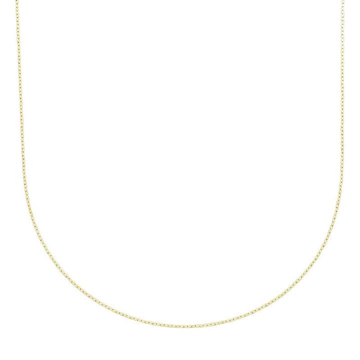 24k Gold-over-silver Cobra Chain Necklace, Women's, Multicolor